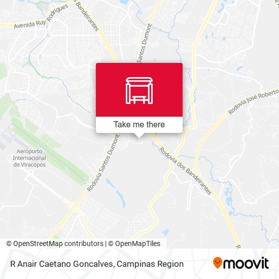 R Anair Caetano Goncalves map