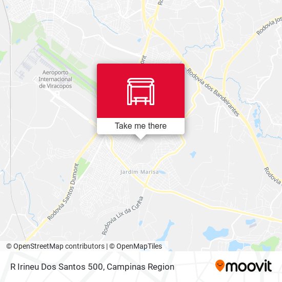 R Irineu Dos Santos 500 map