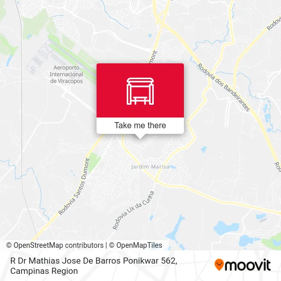 R Dr Mathias Jose De Barros Ponikwar 562 map