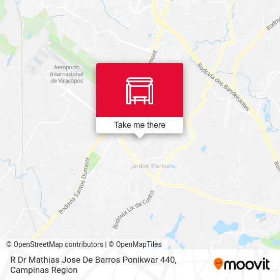 R Dr Mathias Jose De Barros Ponikwar 440 map