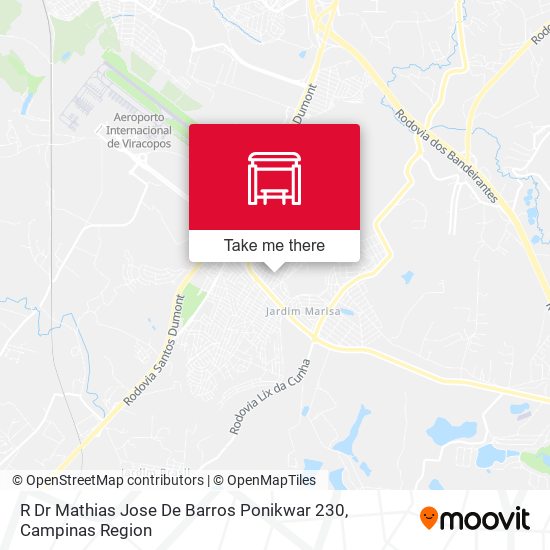 R Dr Mathias Jose De Barros Ponikwar 230 map