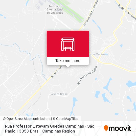 Rua Professor Estevam Guedes Campinas - São Paulo 13053 Brasil map