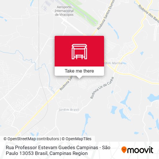 Rua Professor Estevam Guedes Campinas - São Paulo 13053 Brasil map