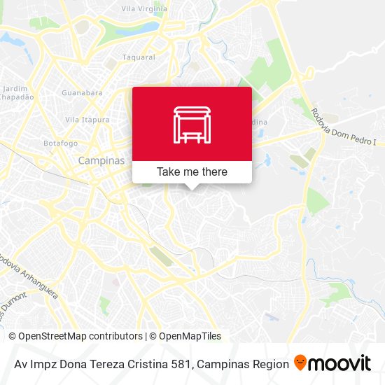 Av Impz Dona Tereza Cristina 581 map