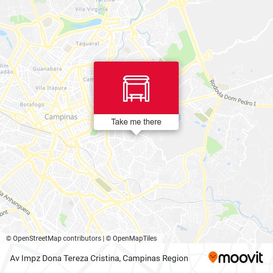 Av Impz Dona Tereza Cristina map