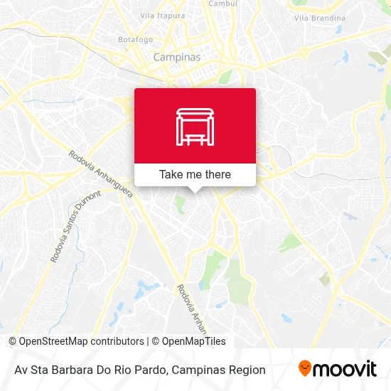 Av Sta Barbara Do Rio Pardo map