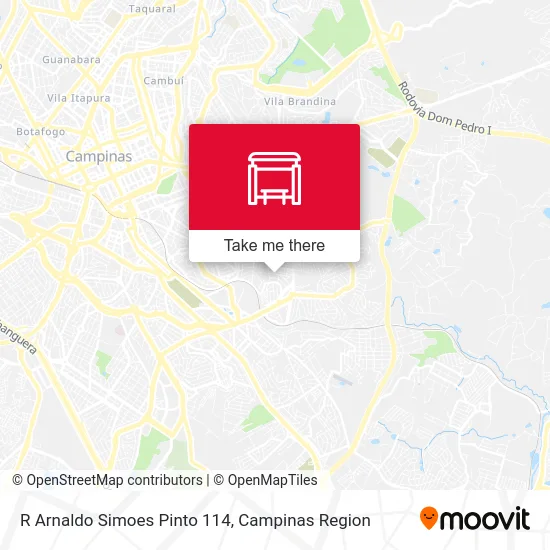 R Arnaldo Simoes Pinto 114 map