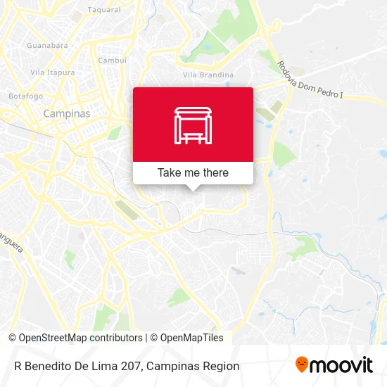 R Benedito De Lima 207 map