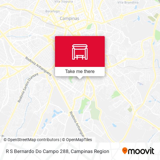 R S Bernardo Do Campo 288 map