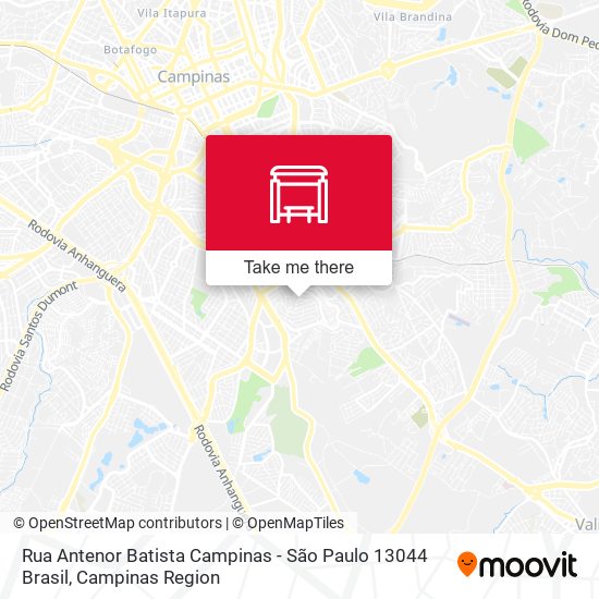 Rua Antenor Batista Campinas - São Paulo 13044 Brasil map