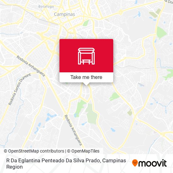 R Da Eglantina Penteado Da Silva Prado map