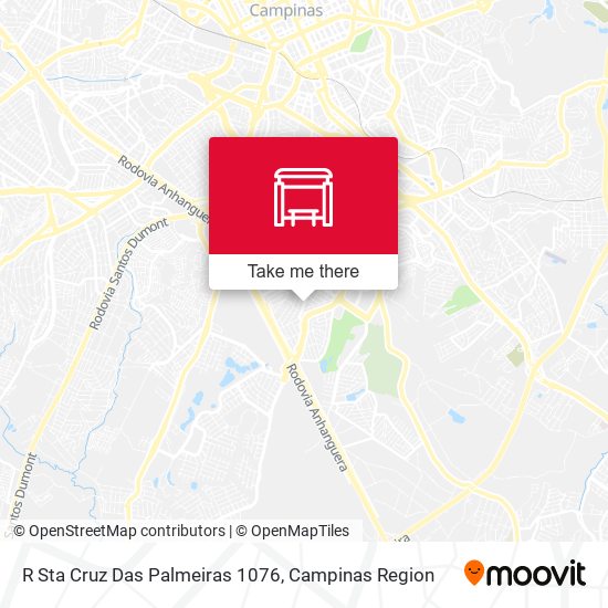 R Sta Cruz Das Palmeiras 1076 map