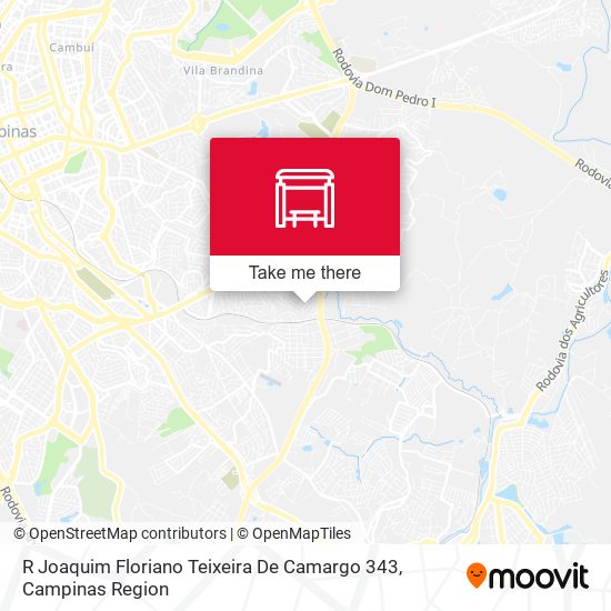 R Joaquim Floriano Teixeira De Camargo 343 map