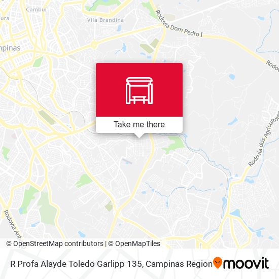 R Profa Alayde Toledo Garlipp 135 map