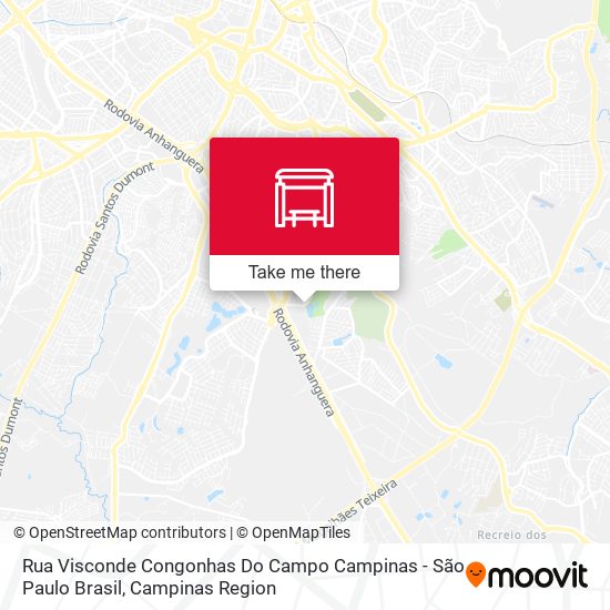 Rua Visconde Congonhas Do Campo Campinas - São Paulo Brasil map