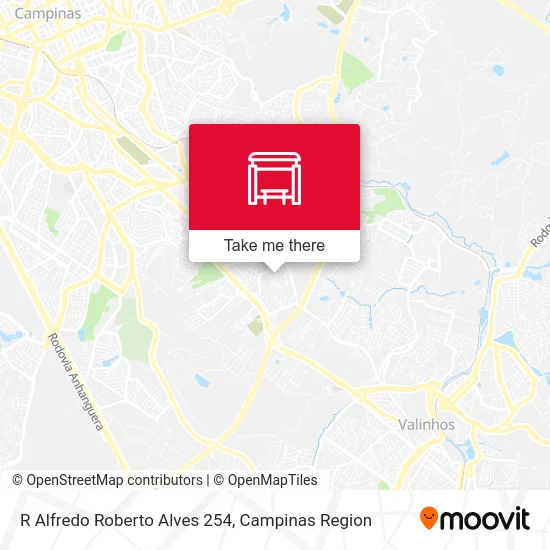 R Alfredo Roberto Alves 254 map