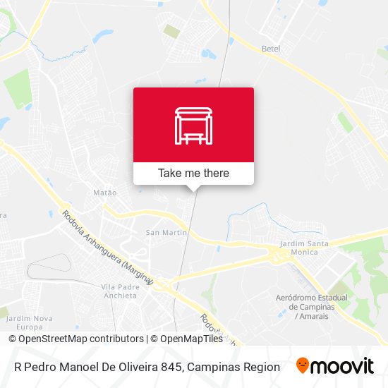 R Pedro Manoel De Oliveira 845 map