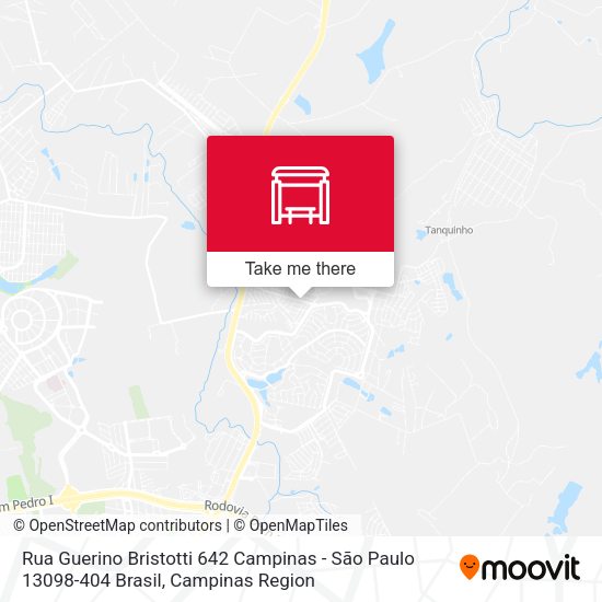 Rua Guerino Bristotti 642 Campinas - São Paulo 13098-404 Brasil map