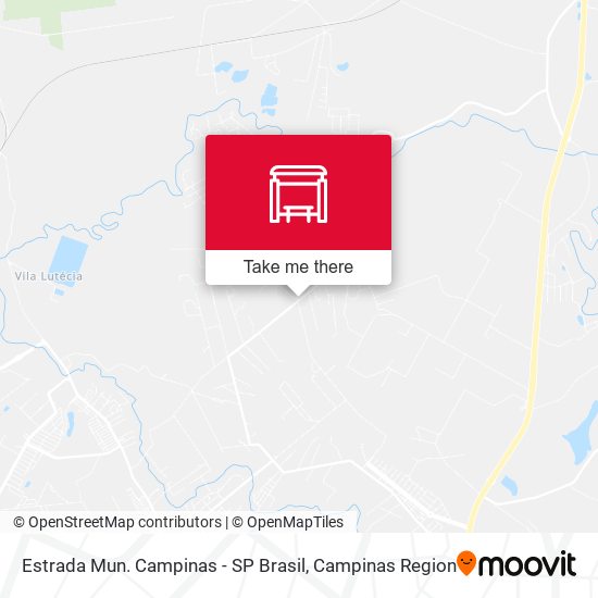 Estrada Mun. Campinas - SP Brasil map