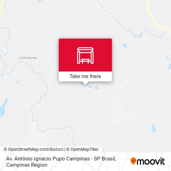 Av. Antônio Ignácio Pupo Campinas - SP Brasil map