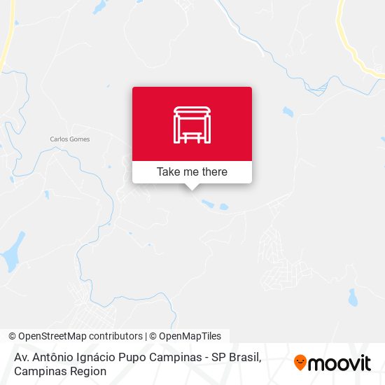Av. Antônio Ignácio Pupo Campinas - SP Brasil map