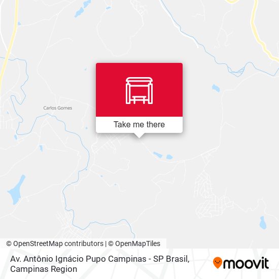 Av. Antônio Ignácio Pupo Campinas - SP Brasil map