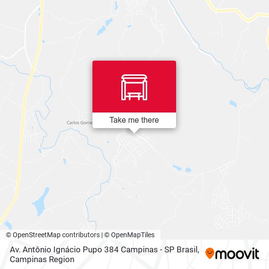 Av. Antônio Ignácio Pupo 384 Campinas - SP Brasil map