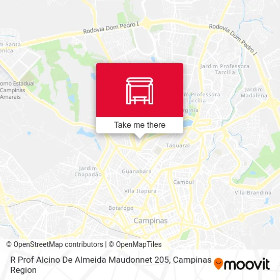 R Prof Alcino De Almeida Maudonnet 205 map