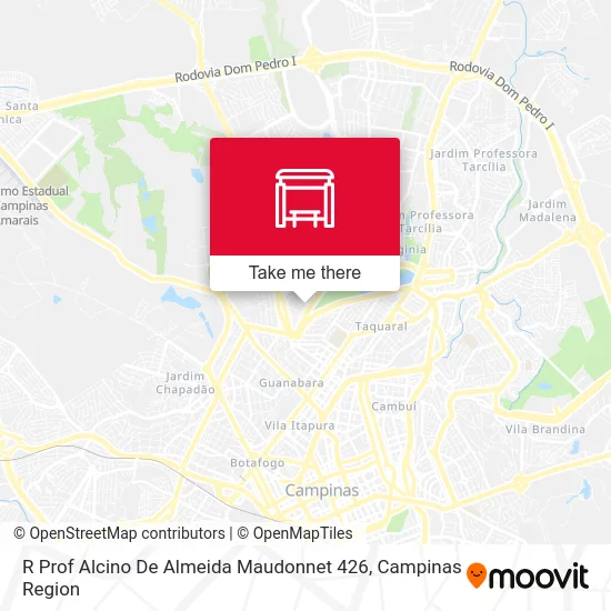 R Prof Alcino De Almeida Maudonnet 426 map