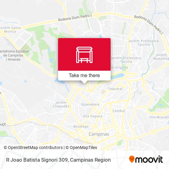 R Joao Batista Signori 309 map