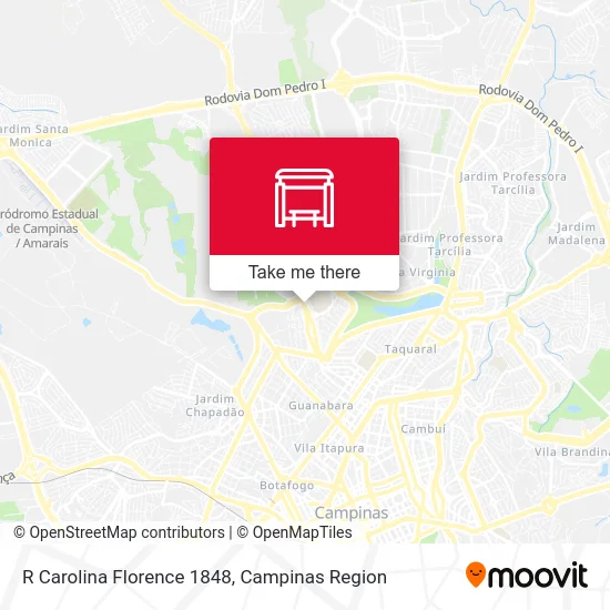 R Carolina Florence 1848 map