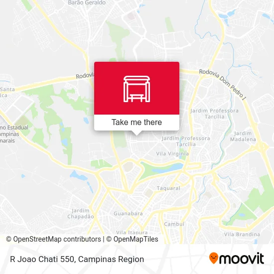 R Joao Chati 550 map