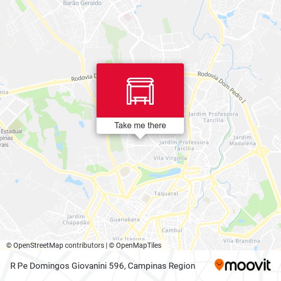 R Pe Domingos Giovanini 596 map