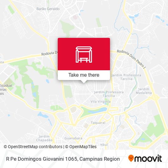 R Pe Domingos Giovanini 1065 map