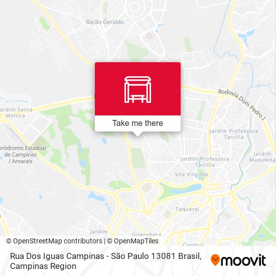 Rua Dos Iguas Campinas - São Paulo 13081 Brasil map