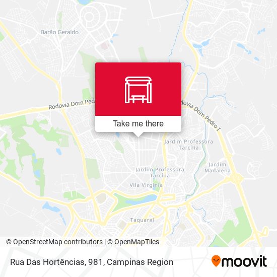 Rua Das Hortências, 981 map