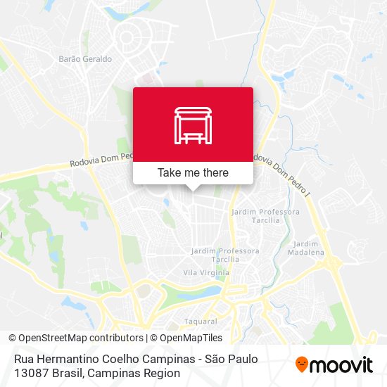 Rua Hermantino Coelho Campinas - São Paulo 13087 Brasil map