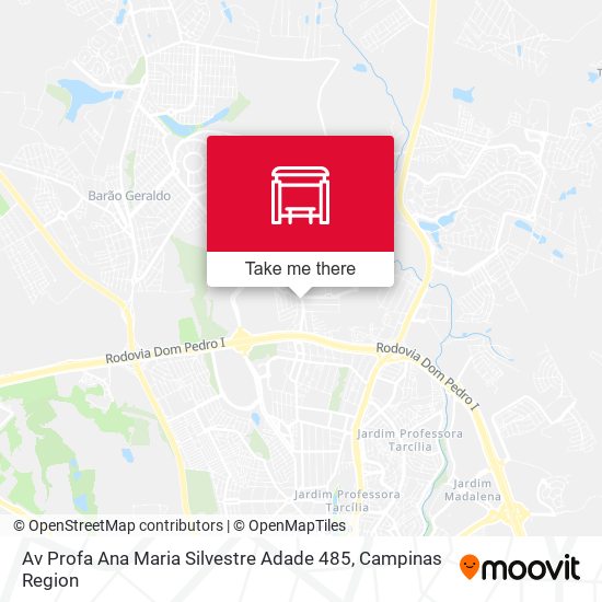 Av Profa Ana Maria Silvestre Adade 485 map