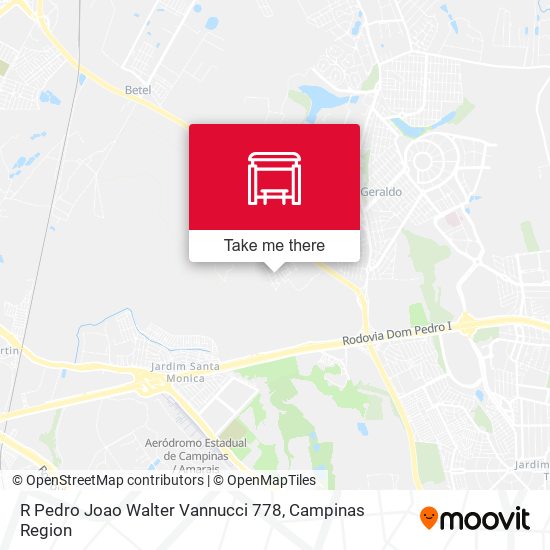 R Pedro Joao Walter Vannucci 778 map
