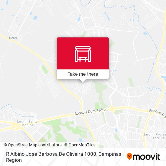 R Albino Jose Barbosa De Oliveira 1000 map