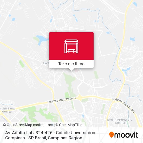 Av. Adolfo Lutz 324-426 - Cidade Universitária Campinas - SP Brasil map
