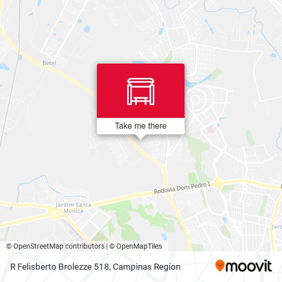 R Felisberto Brolezze 518 map