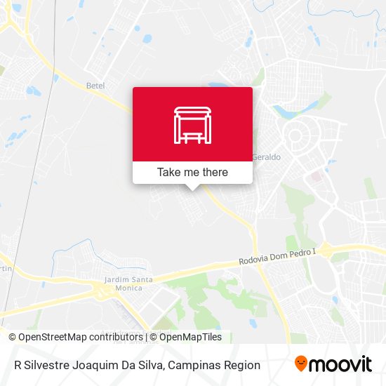 R Silvestre Joaquim Da Silva map