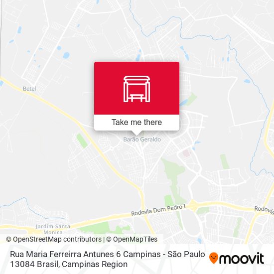 Rua Maria Ferreirra Antunes 6 Campinas - São Paulo 13084 Brasil map