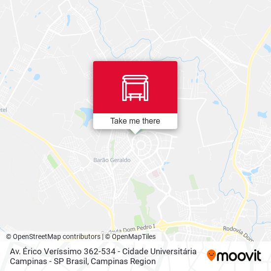 Av. Érico Veríssimo 362-534 - Cidade Universitária Campinas - SP Brasil map