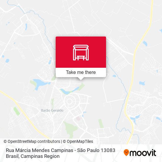 Rua Márcia Mendes Campinas - São Paulo 13083 Brasil map