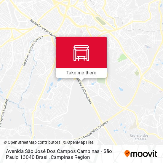 Avenida São José Dos Campos Campinas - São Paulo 13040 Brasil map