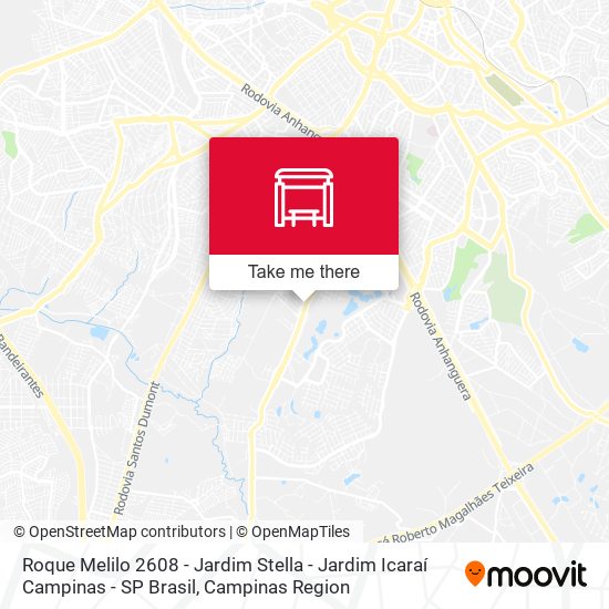 Roque Melilo 2608 - Jardim Stella - Jardim Icaraí Campinas - SP Brasil map