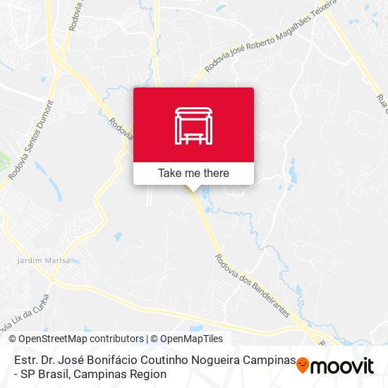 Estr. Dr. José Bonifácio Coutinho Nogueira Campinas - SP Brasil map