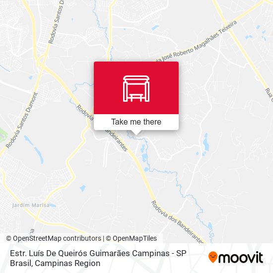 Estr. Luís De Queirós Guimarães Campinas - SP Brasil map
